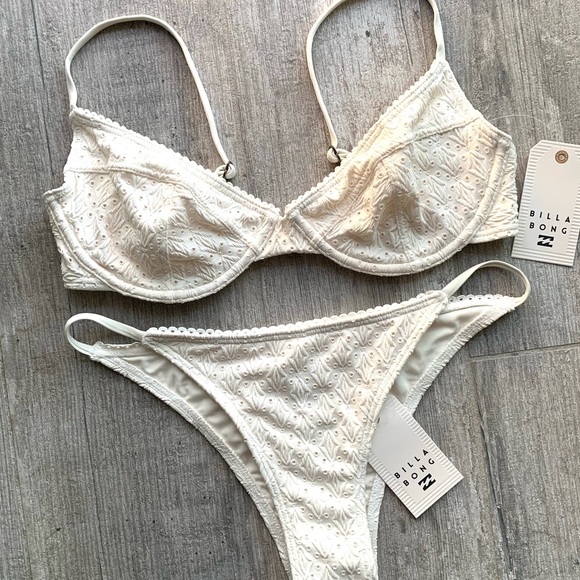 Billabong Other - 🔥🔥BILLABONG - SALTY BLONDE BY THE SEASHORE UNDERWIRE ISLA BIKINI SET🔥🔥